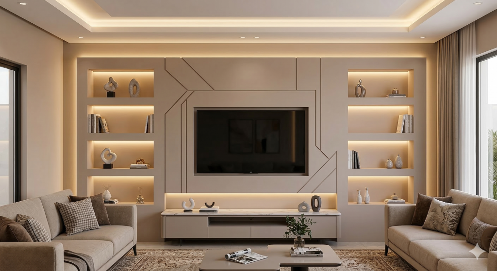 ديكورات الشاشات والجدران